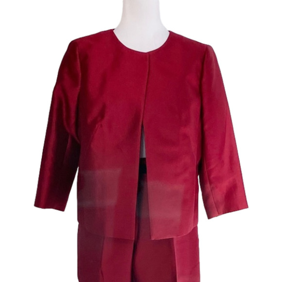 Talbots Silk Blend PantSuit, Happy Holiday Parties! SILK! NWOT - Picture 7 of 16